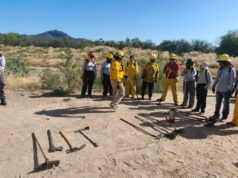 Realizan práctica operativa en campo