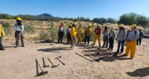 Realizan práctica operativa en campo