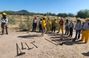 Realizan práctica operativa en campo